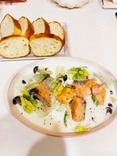 白菜と鮭のクリーム煮-レシピのメイン写真