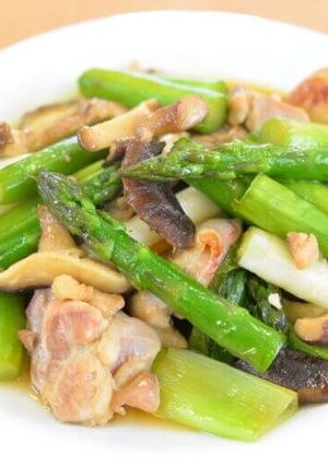 アスパラと鶏もも肉の照焼き　ＪＡいるま野-レシピのメイン写真