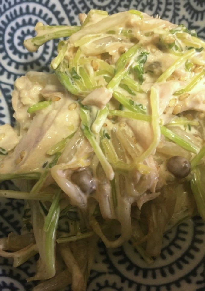 もやしと豆苗のツナマヨ和え-レシピのメイン写真