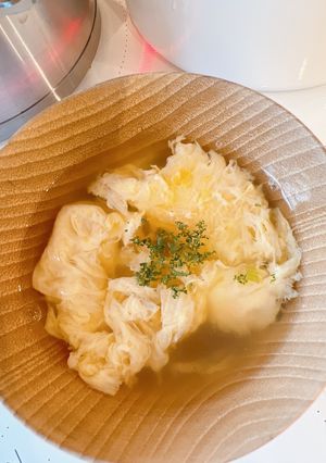 簡単すぎて子供たちが大好きな卵スープ-レシピのメイン写真