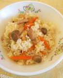 お手軽かんたん　鶏肉しょうがごはん