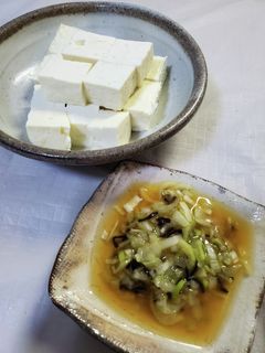 おつまみになるネギ塩昆布冷奴-レシピのメイン写真