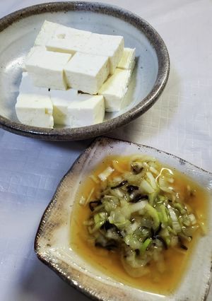 おつまみになるネギ塩昆布冷奴-レシピのメイン写真
