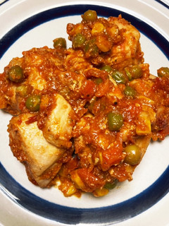 チキンのスパイシートマト煮込み-レシピのメイン写真