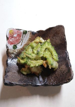 ゴーヤの大量消費に✩ゴーヤのかきあげ-レシピのメイン写真