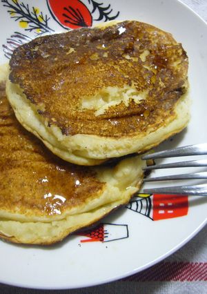 おから＞強力粉✿もちもちパンケーキ-レシピのメイン写真