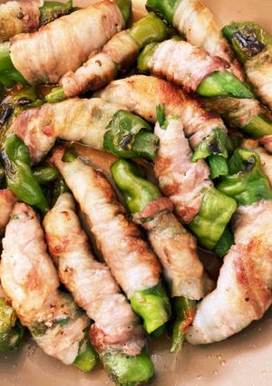 万願寺とオクラの肉巻き-レシピのメイン写真