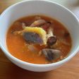 ガッツリ系!なすとトマトのスタミナ味噌汁