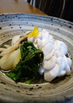 白子と野菜の炊き合わせ-レシピのメイン写真