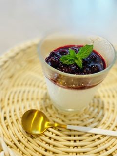 ブルーベリーヨーグルトムース-レシピのメイン写真