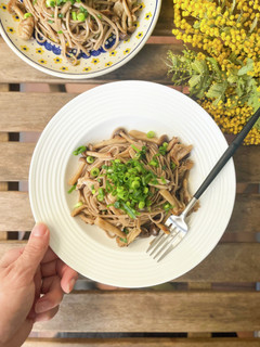 きのこ和風そばパスタ-レシピのメイン写真