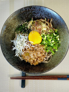 薬味たっぷり納豆そばパスタ-レシピのメイン写真