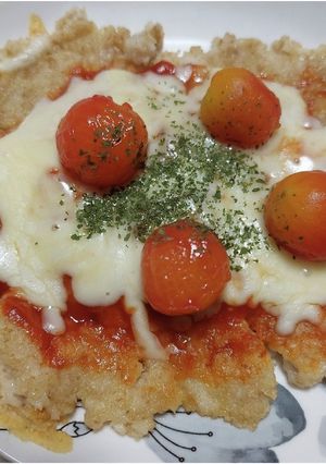 オートミール簡単ピザ-レシピのメイン写真