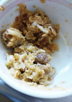 梅干しにできない完熟梅で作る味噌和え-レシピのメイン写真