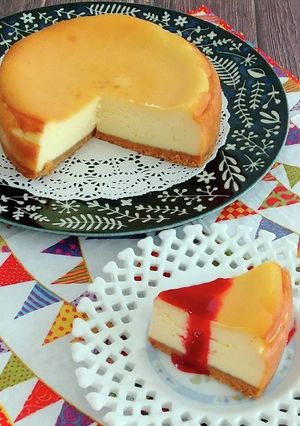 ヨーグルトでなめらか チーズケーキ-レシピのメイン写真