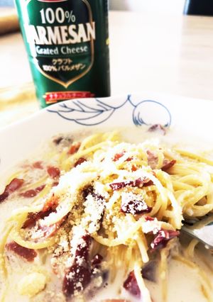 我が家の定番クリームパスタ-レシピのメイン写真