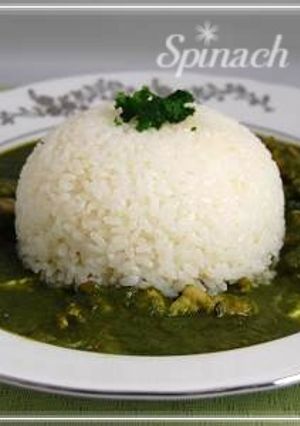 見た目鮮やか♪簡単ほうれん草カレー-レシピのメイン写真