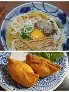 きんぴらいなり寿司と冷やしきつねうどん-レシピのメイン写真
