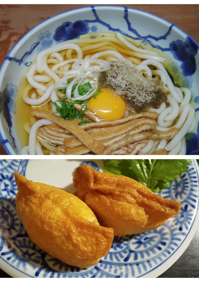 きんぴらいなり寿司と冷やしきつねうどん-レシピのメイン写真