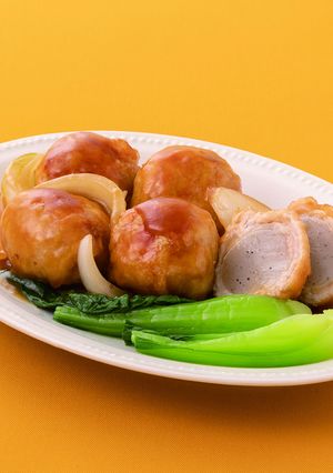 肉包みこんにゃくのポン酢酢豚-レシピのメイン写真