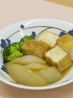 玉ねぎと厚揚げの甘辛煮-レシピのメイン写真