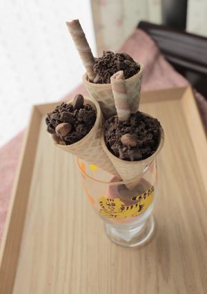 レンチンカンタン☆エアインチョコ-レシピのメイン写真