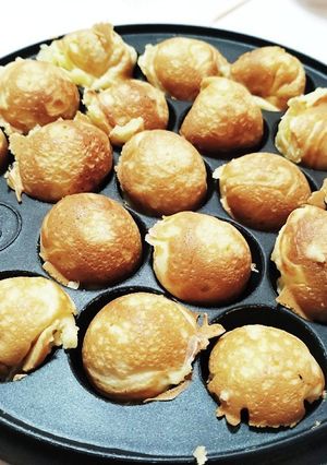 たこ焼き器で簡単ベビーカステラ-レシピのメイン写真