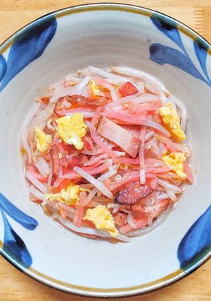 町中華の紅生姜と焼豚と卵のサッと炒め-レシピのメイン写真