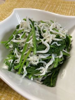 ほうれん草としらすのおひたし-レシピのメイン写真