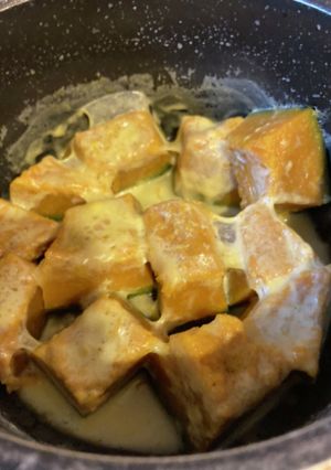 カボチャの簡単ミルク煮-レシピのメイン写真