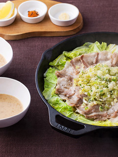 豚肉と白菜とねぎだれのフライパン蒸し-レシピのメイン写真