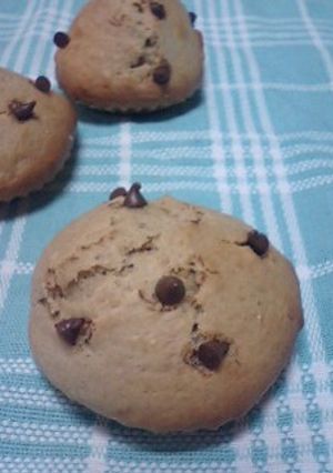 ノンバター♪ 全粒粉チョコチップマフィン-レシピのメイン写真
