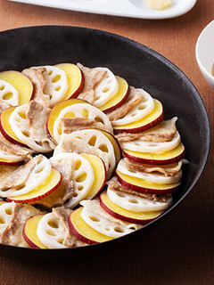 豚肉と秋野菜のフライパン蒸し-レシピのメイン写真