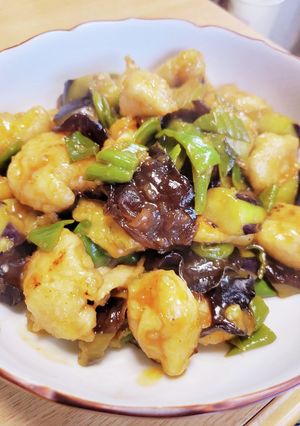 鶏胸肉と旬のキクラゲ&夏野菜の黒酢炒め☆-レシピのメイン写真
