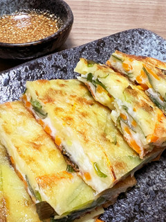 米粉を使った簡単チーズたっぷりチヂミ-レシピのメイン写真