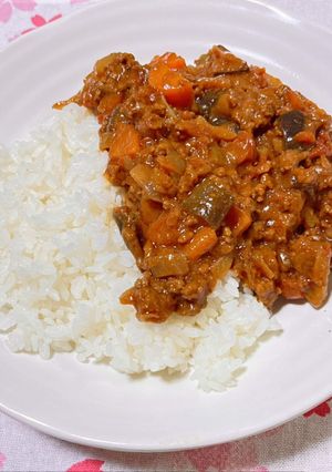夏野菜たっぷり簡単キーマカレー-レシピのメイン写真