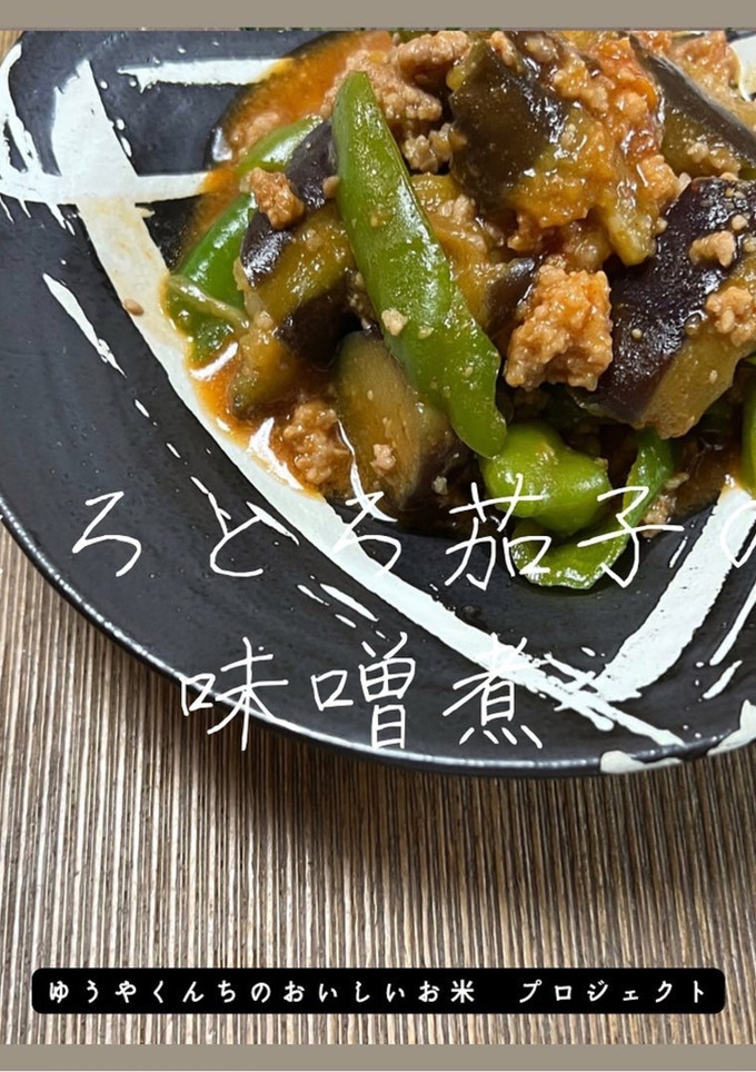 とろとろ茄子の味噌煮-レシピのメイン写真