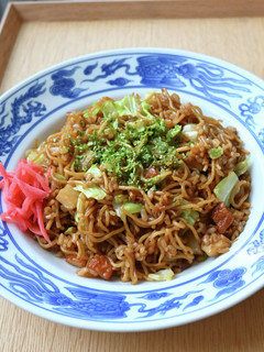ソースと醤油のそばめし-レシピのメイン写真