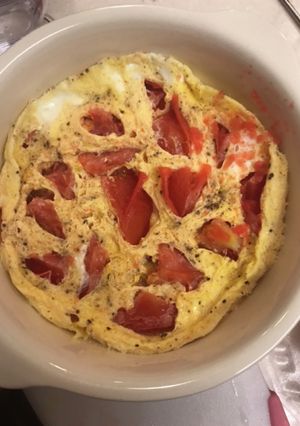 子どもでも作れる。超簡単トマトオムレツ-レシピのメイン写真