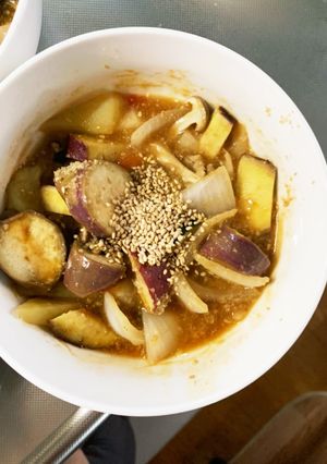 根菜茄子万能トマポン炒め味温野菜サラダ-レシピのメイン写真