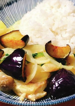 たら・じゃがいも・なすのクリームカレー-レシピのメイン写真