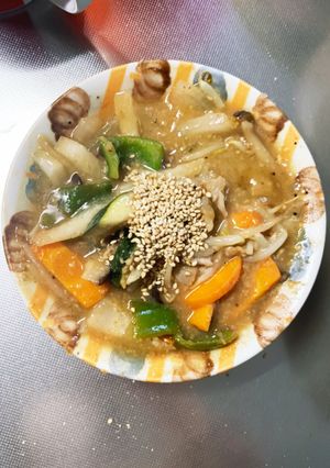 全てレンジもやし入香味炒め味甘酢酢豚-レシピのメイン写真