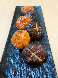鶏つくね★しいたけ軸入り!焼き鳥タレ味-レシピのメイン写真