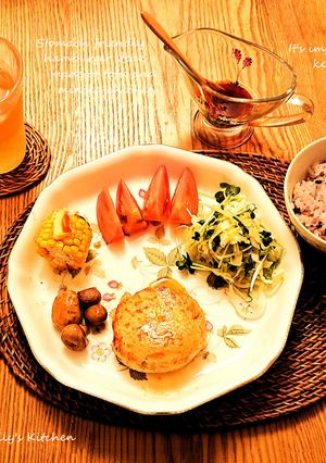 食欲のない日は⭐鶏と豆腐のミニハンバーグ-レシピのメイン写真