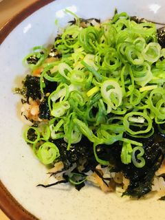 たきこみごはん活用●海苔&ネギご飯-レシピのメイン写真