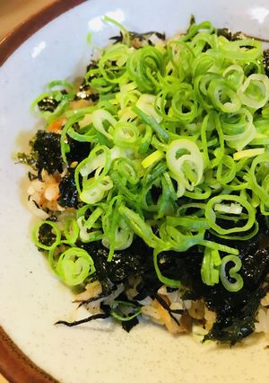 たきこみごはん活用●海苔＆ネギご飯-レシピのメイン写真