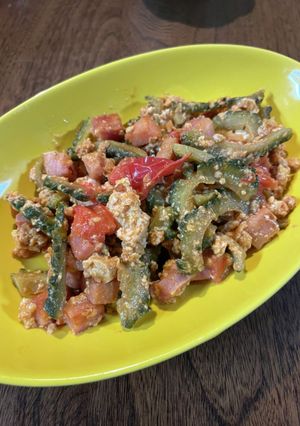 ゴーヤのトマトチャンプル-レシピのメイン写真