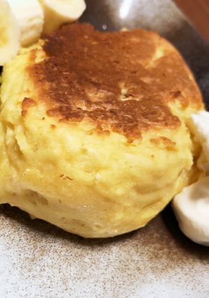 材料2つでもちサクホットケーキ-レシピのメイン写真