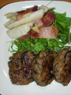 鶏とれんこんとひじきのつくね風-レシピのメイン写真
