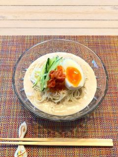 超濃厚!コングクス風 豆乳そうめん-レシピのメイン写真